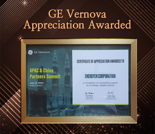 GE Vernova Appreciation Awarded to Energyen Corporation 사진